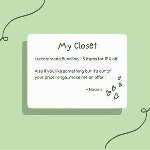 My Closet Details ✨✨